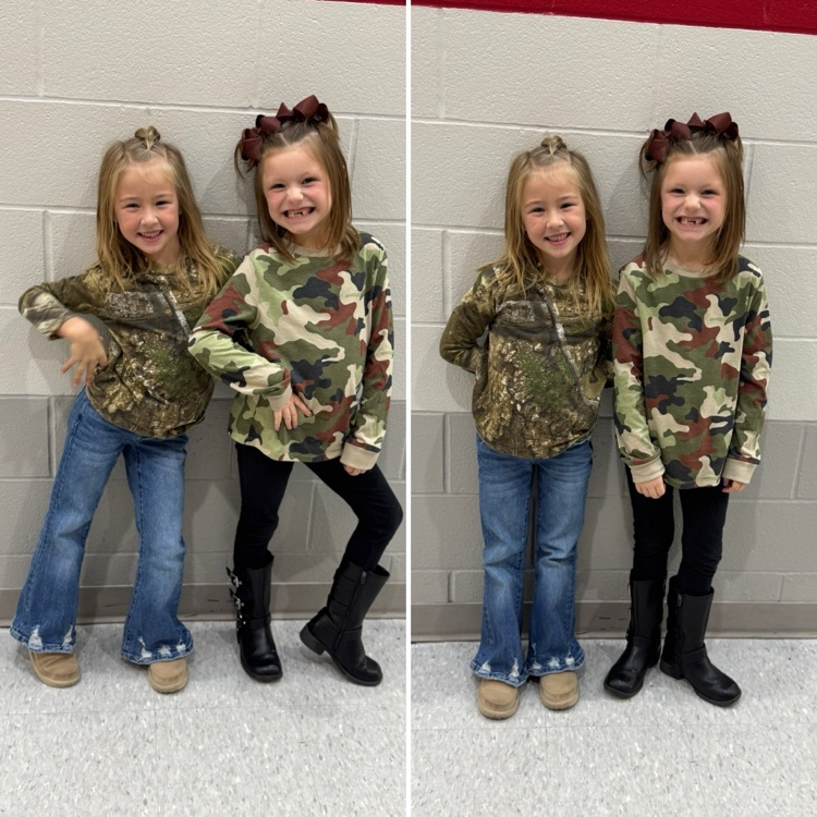 Camo day at elementary