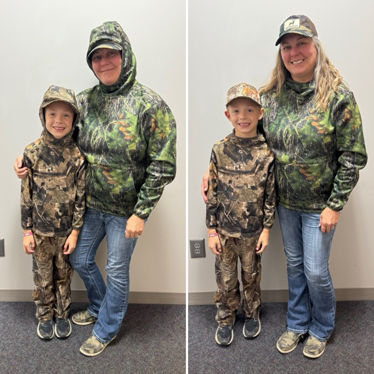 Camo day at elementary