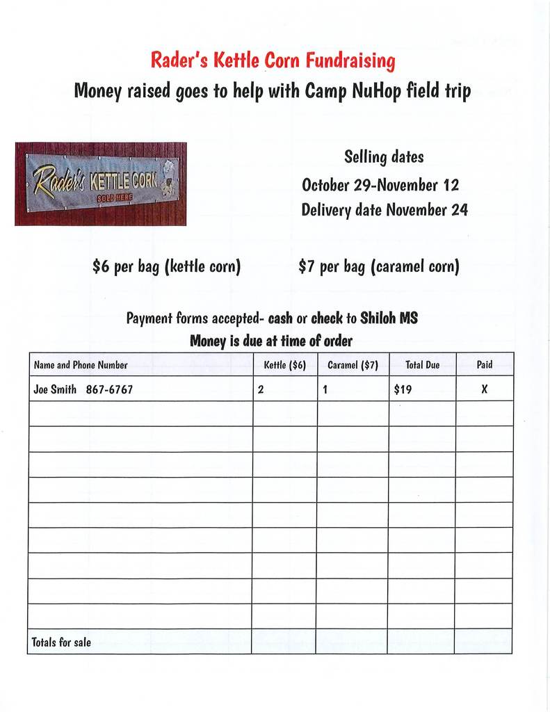 6th grade fundraiser oct to nov 2025 pg1