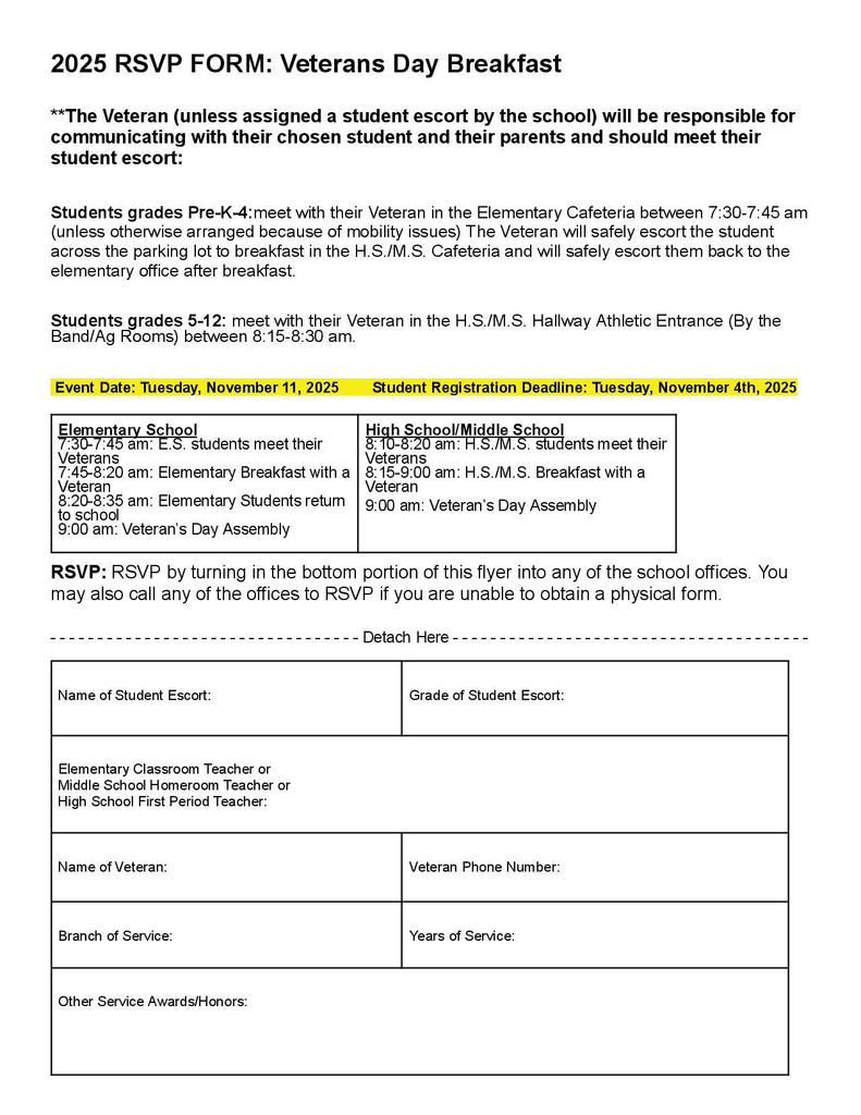 Veterans Day Ceremony_Breakfast Flyer 2025pg2