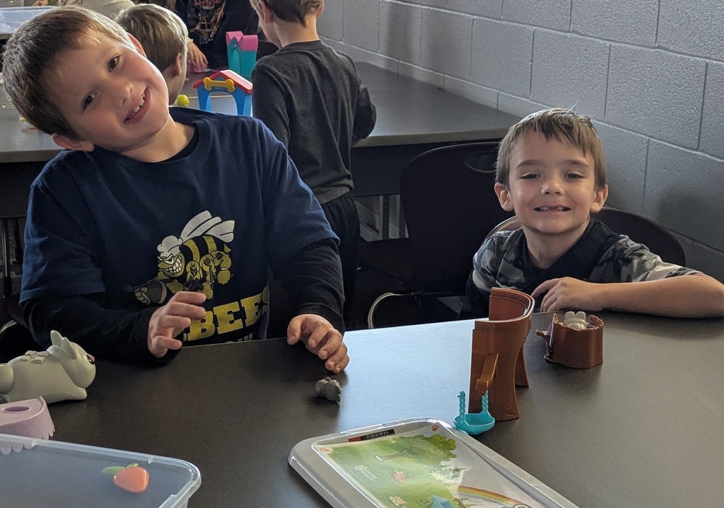 Students Using Coding Critters