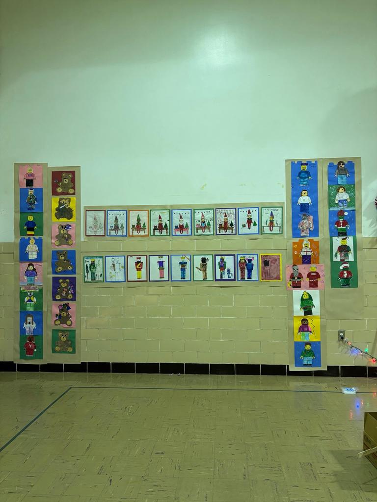 Christmas in the village art work 2025