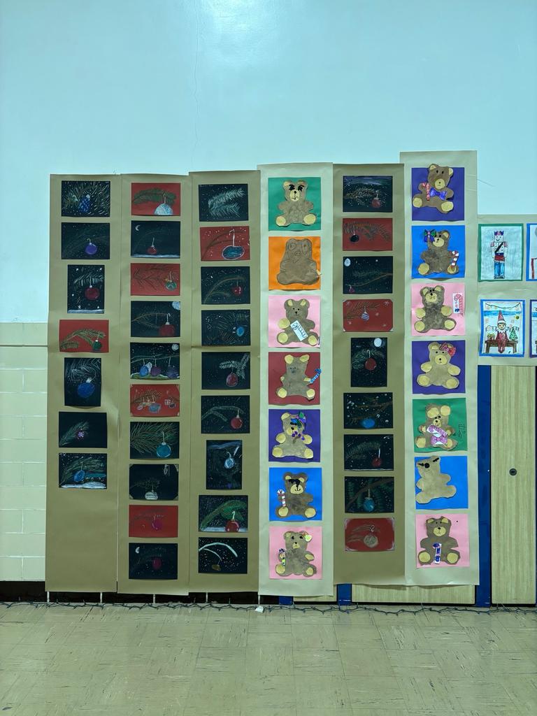 Christmas in the village art work 2025