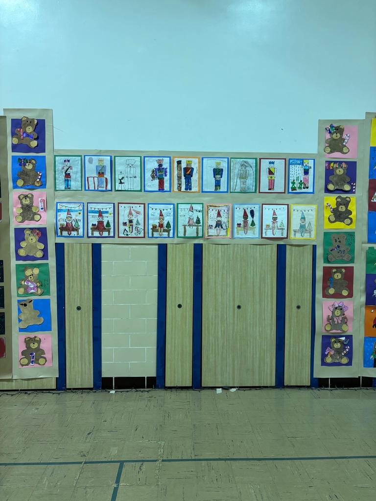 Christmas in the village art work 2025