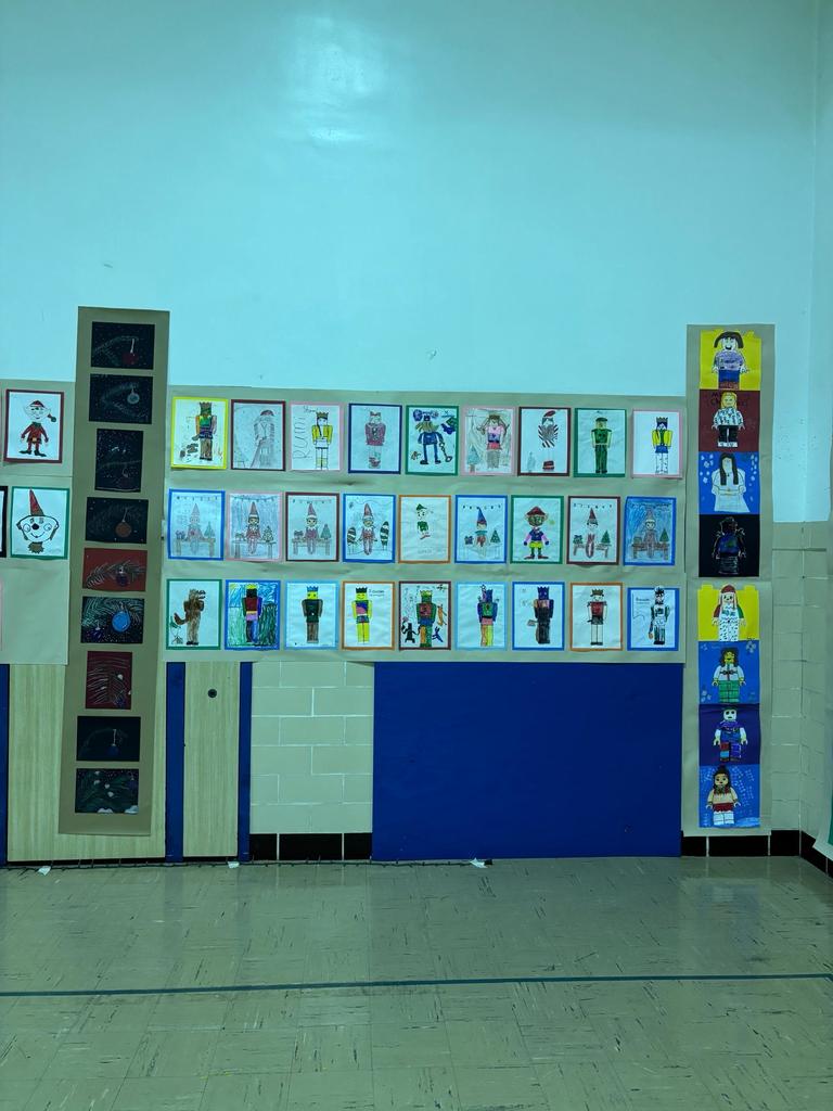 Christmas in the village art work 2025