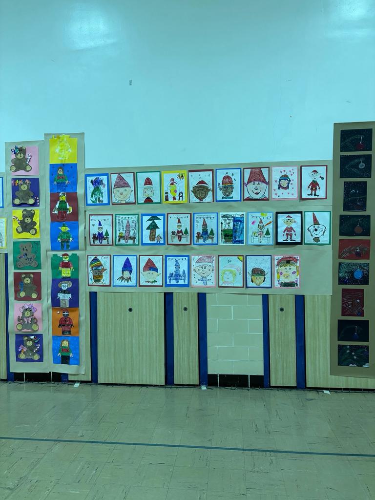 Christmas in the village art work 2025