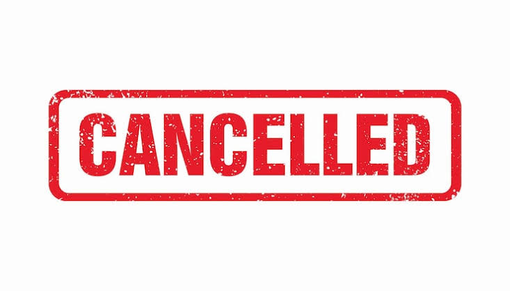 cancelled