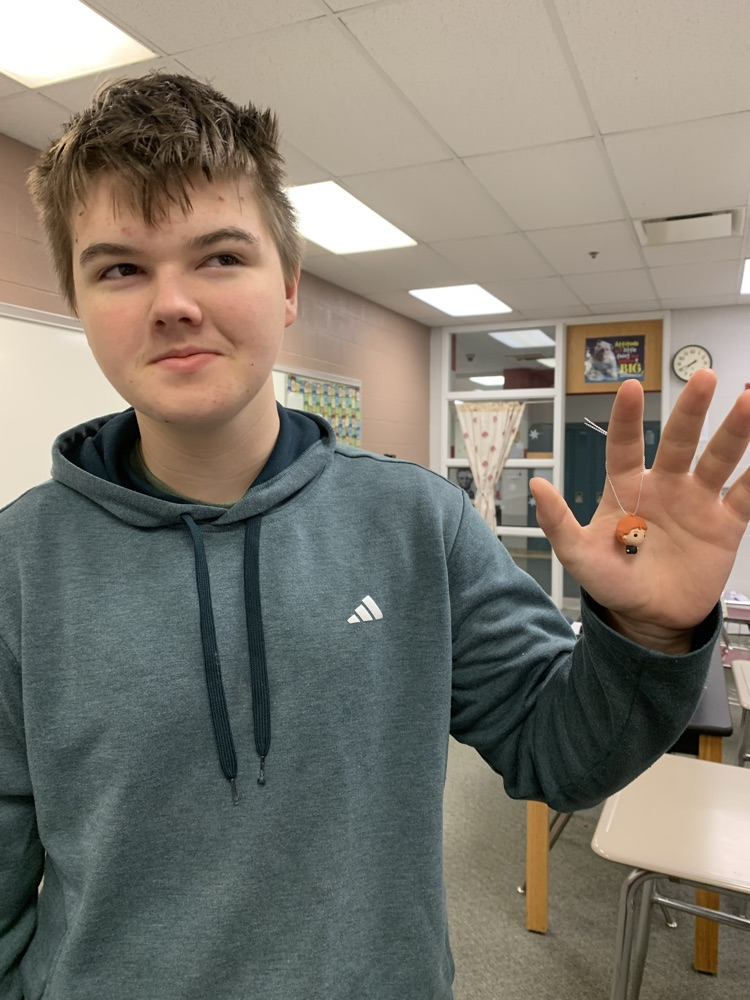 students and ornaments 