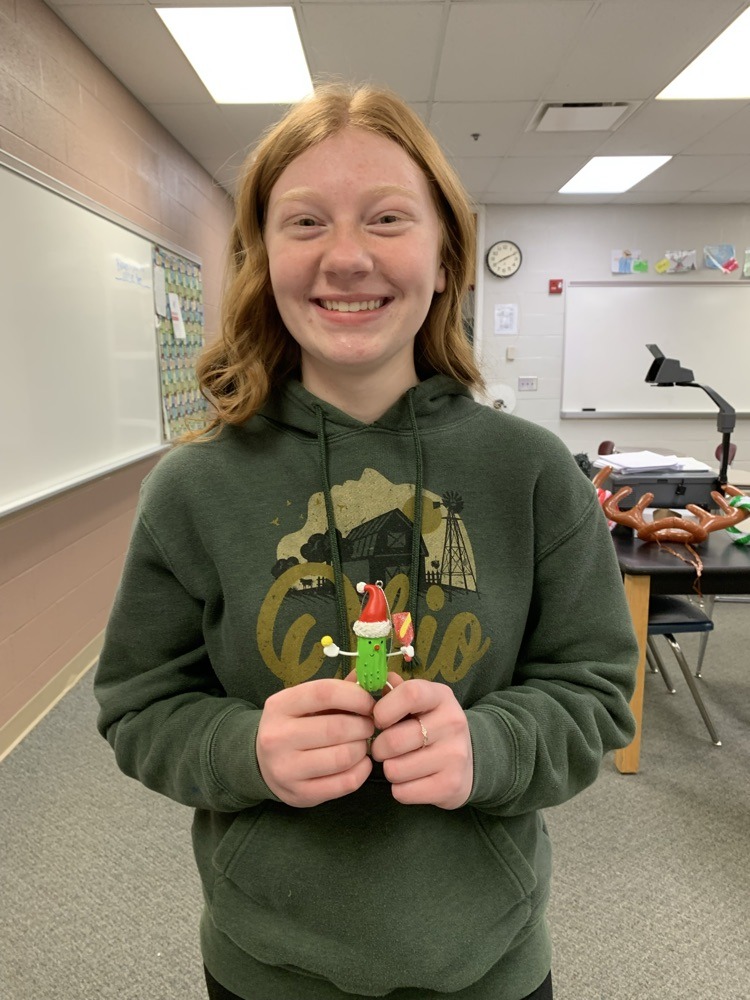 students and ornaments 