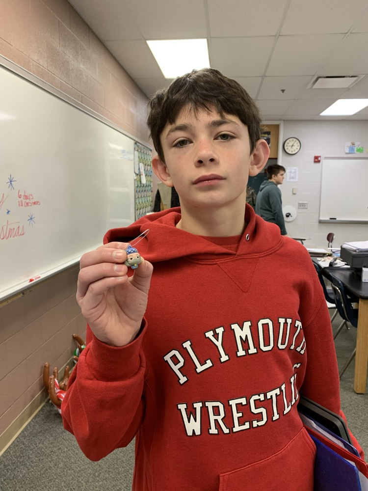 students and ornaments 