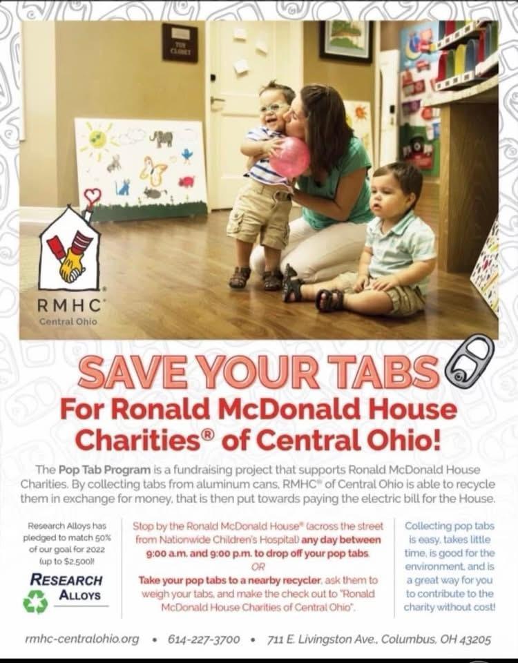 save your tabs flyer