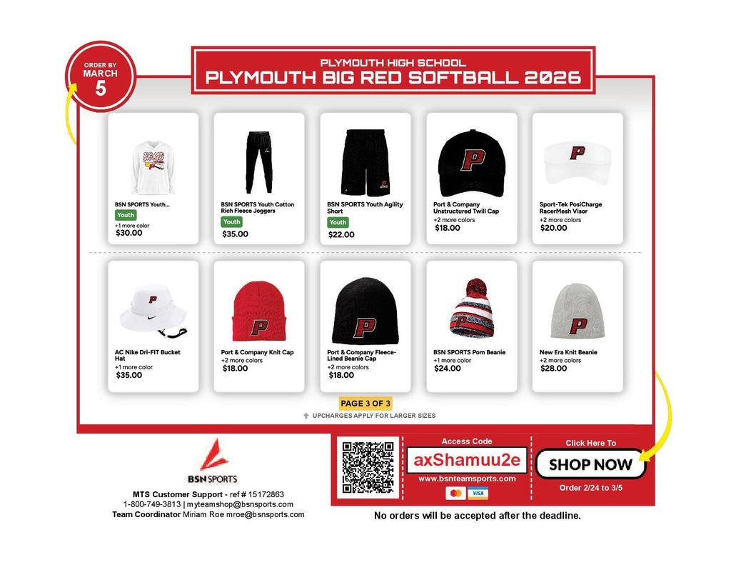 Plymouth Big Red Softball 2026_PLYMOUTH HIGH SCHOOL_BSN Sports3