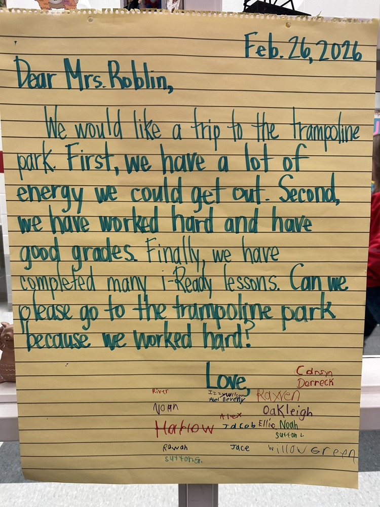 letter to Mrs Roblin