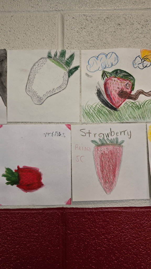 strawberry art