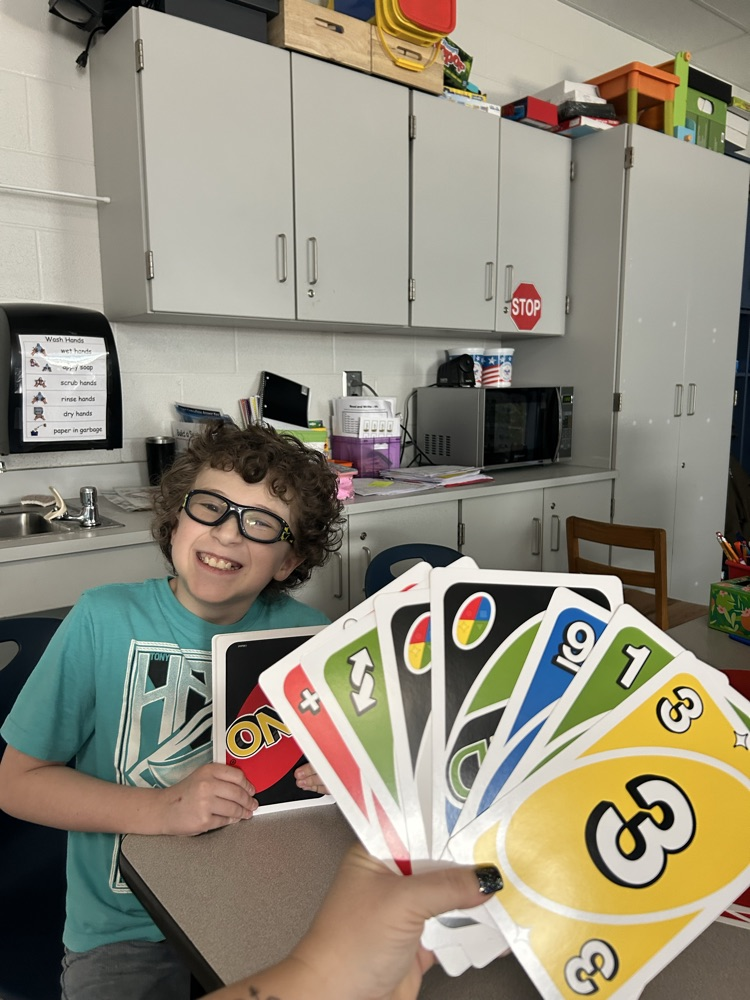 students with board games 