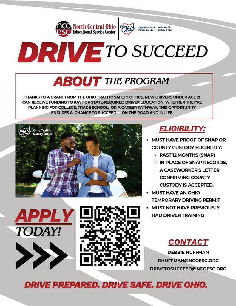 Drive to succeed FLYER NCOESC Design