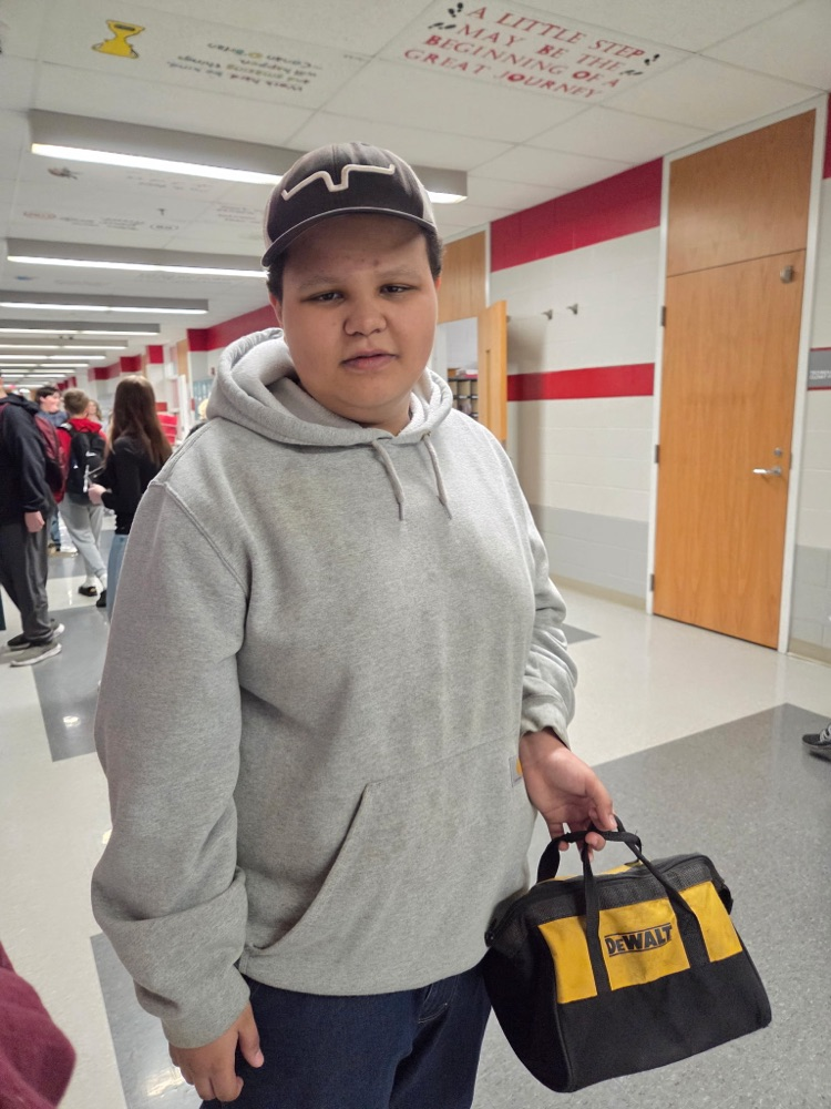 students in the halls