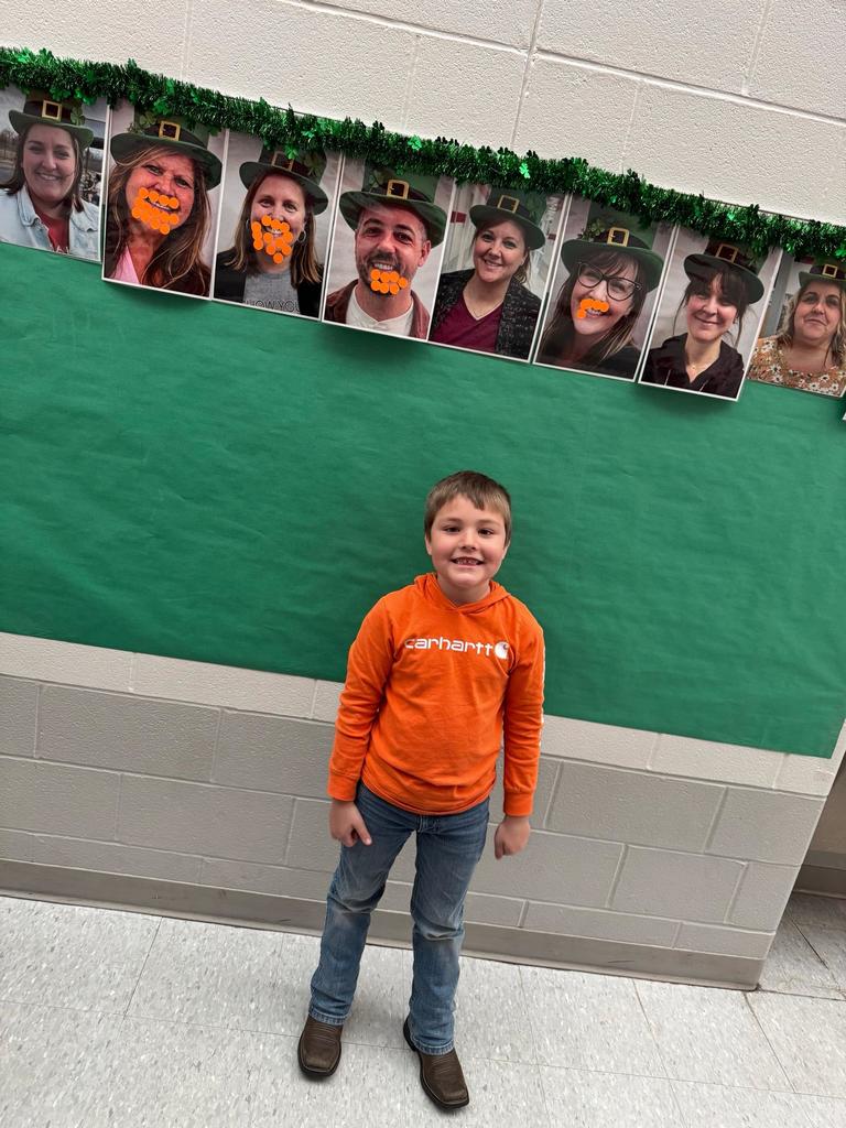 students doing the beard challenge
