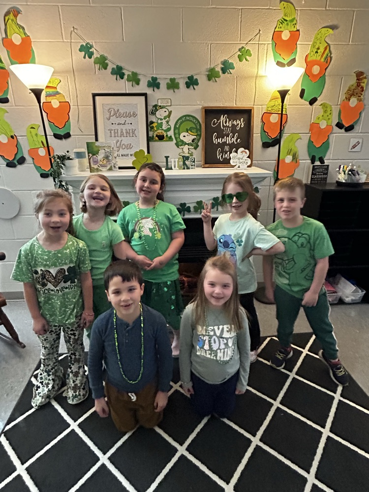 St Patrick day students