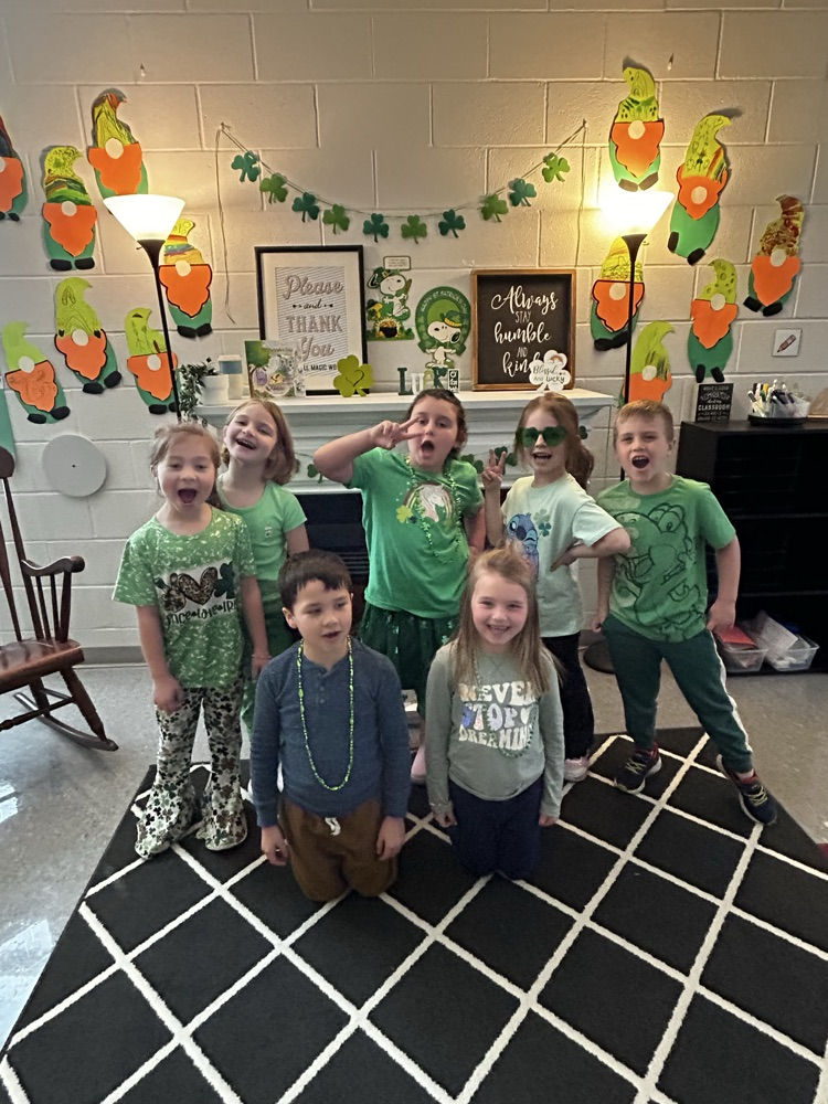 St Patrick day students