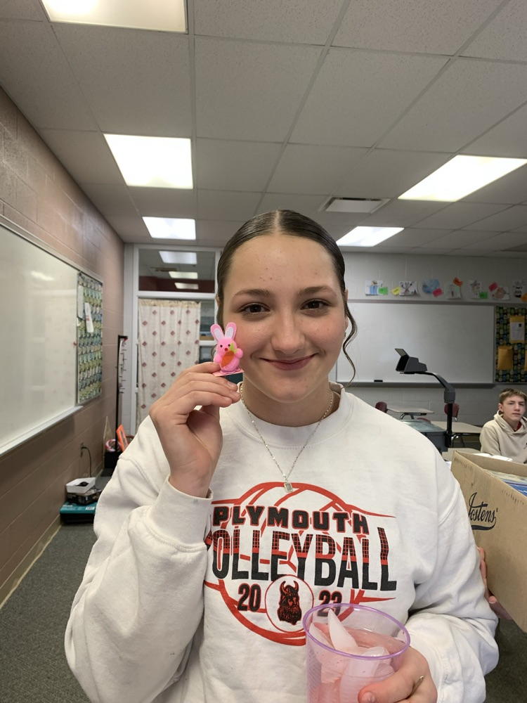 students with rabbits