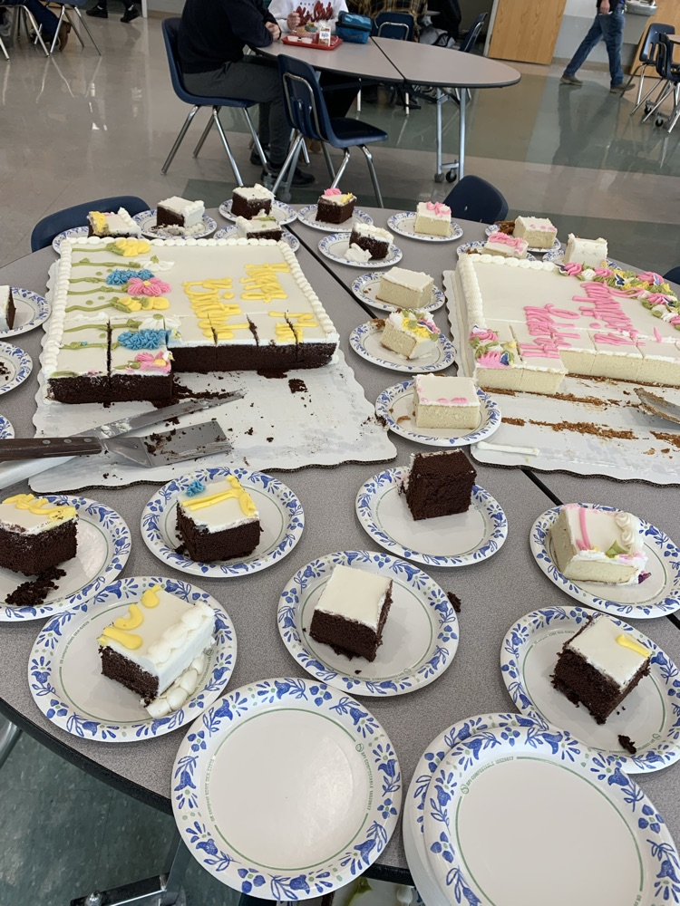 birthday cake for March