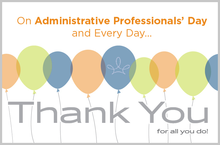 administrative professional day flyer