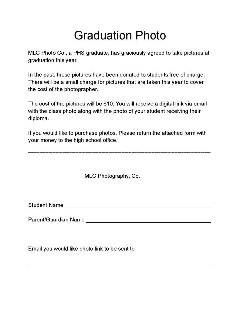 grad photo form