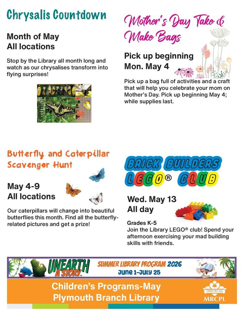 children flyer for May