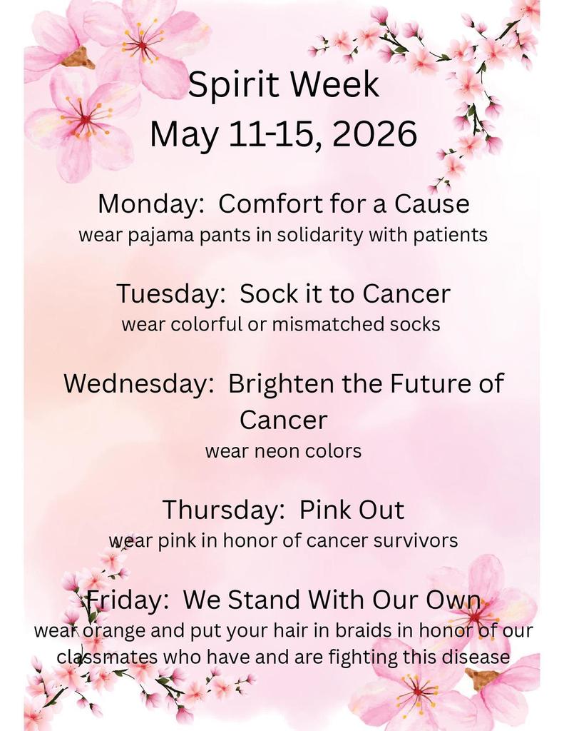 spirit week 5-11-26