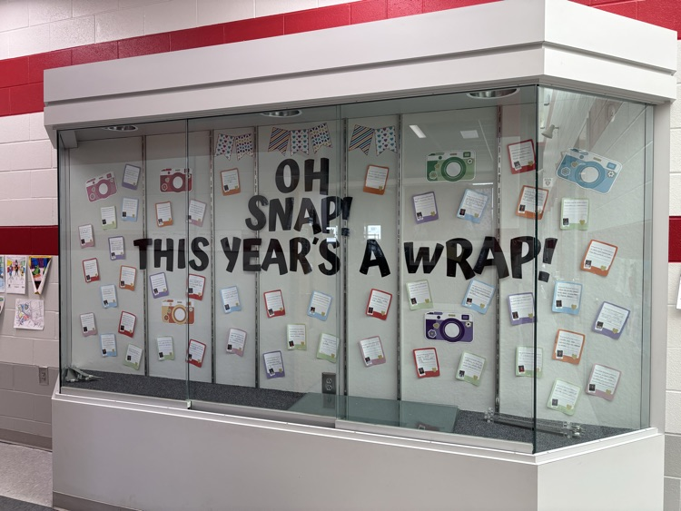 display case in elementary 