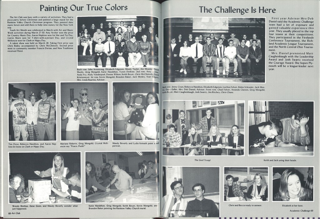 1994-1995 academic challenge b