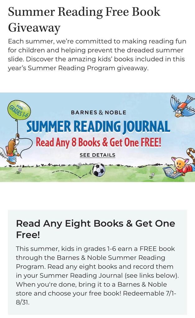 summer reading fun barnes
