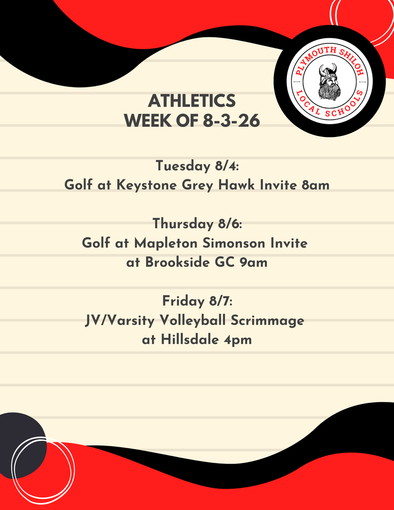 athletics week of 8-3-26
