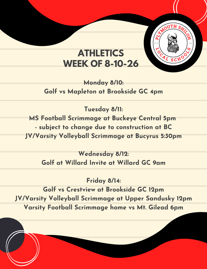 athletics week of 8-10-26