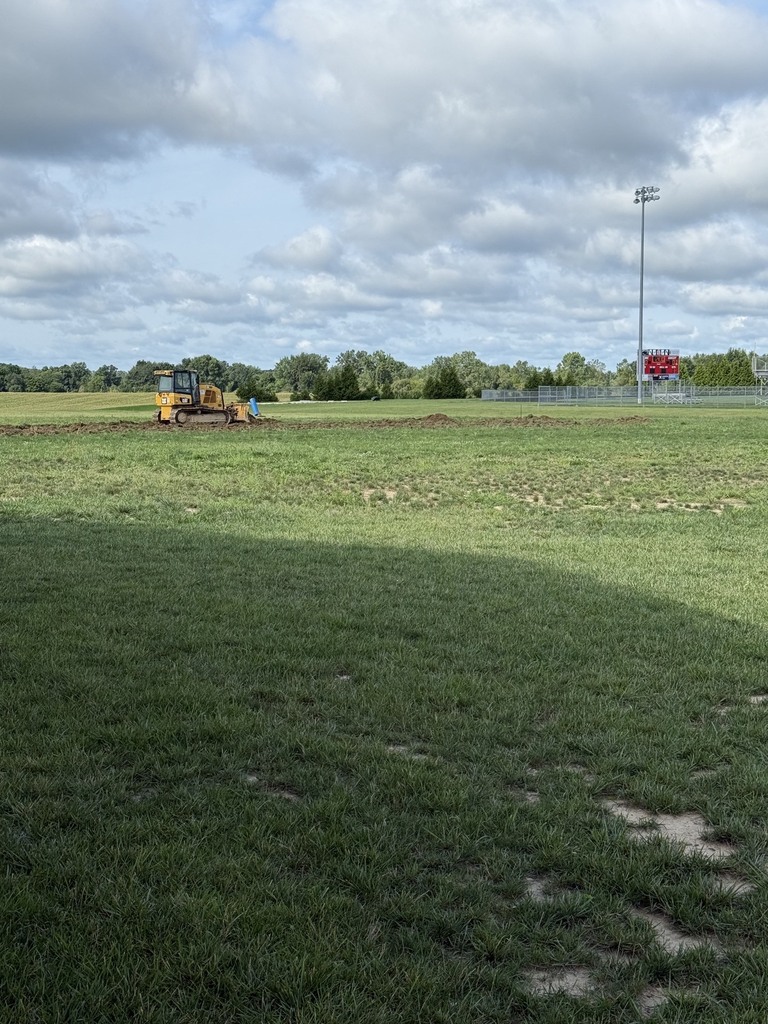 softball field progress