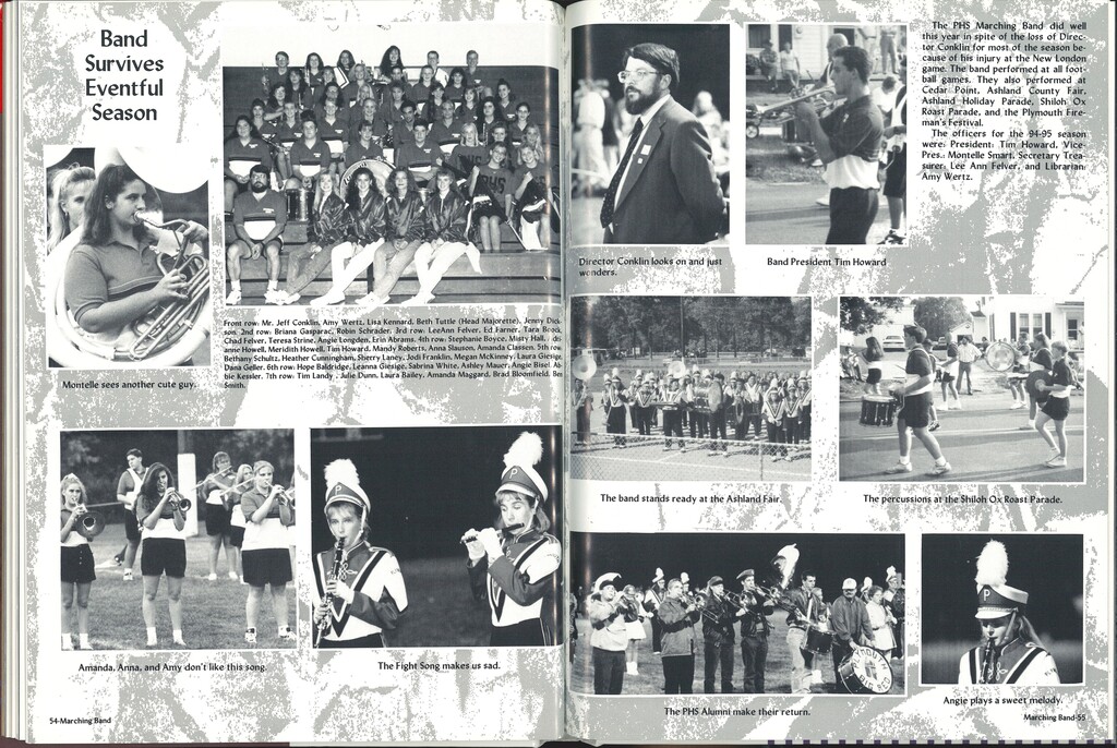 1994-1995 marching band