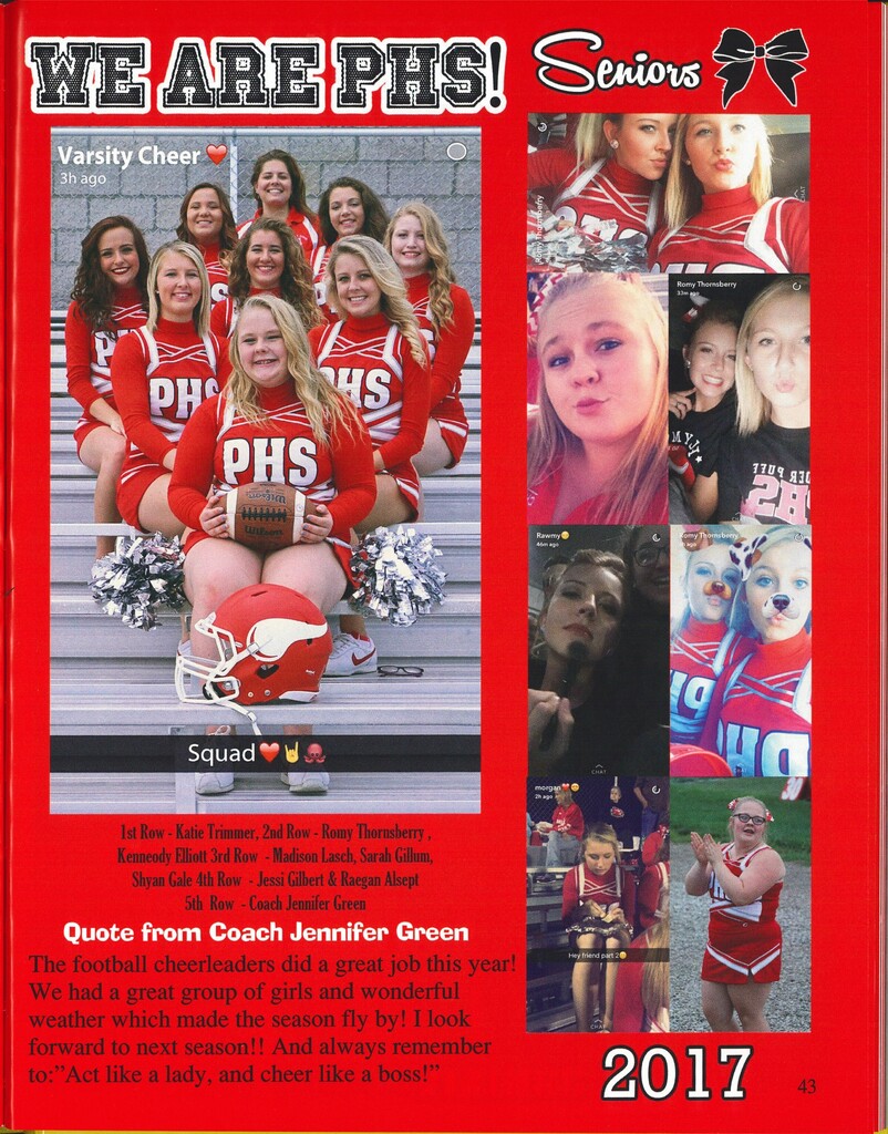 2016-2017 football cheer