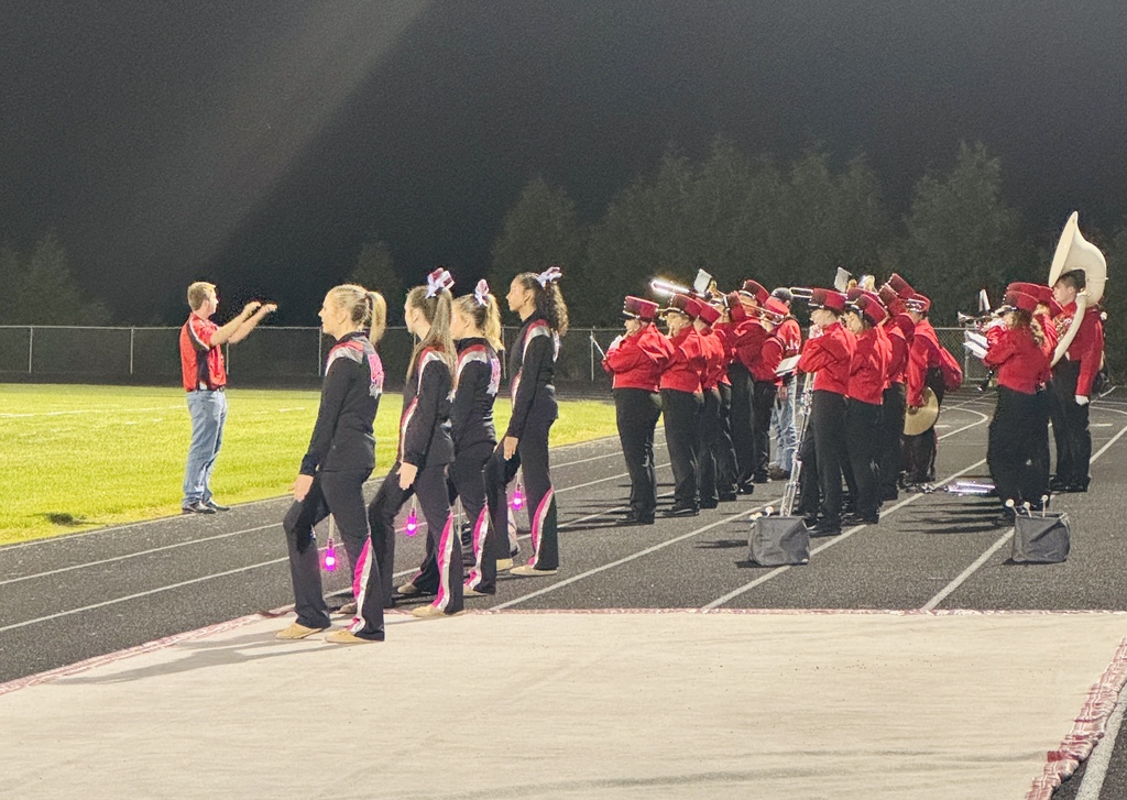football game cheer and band