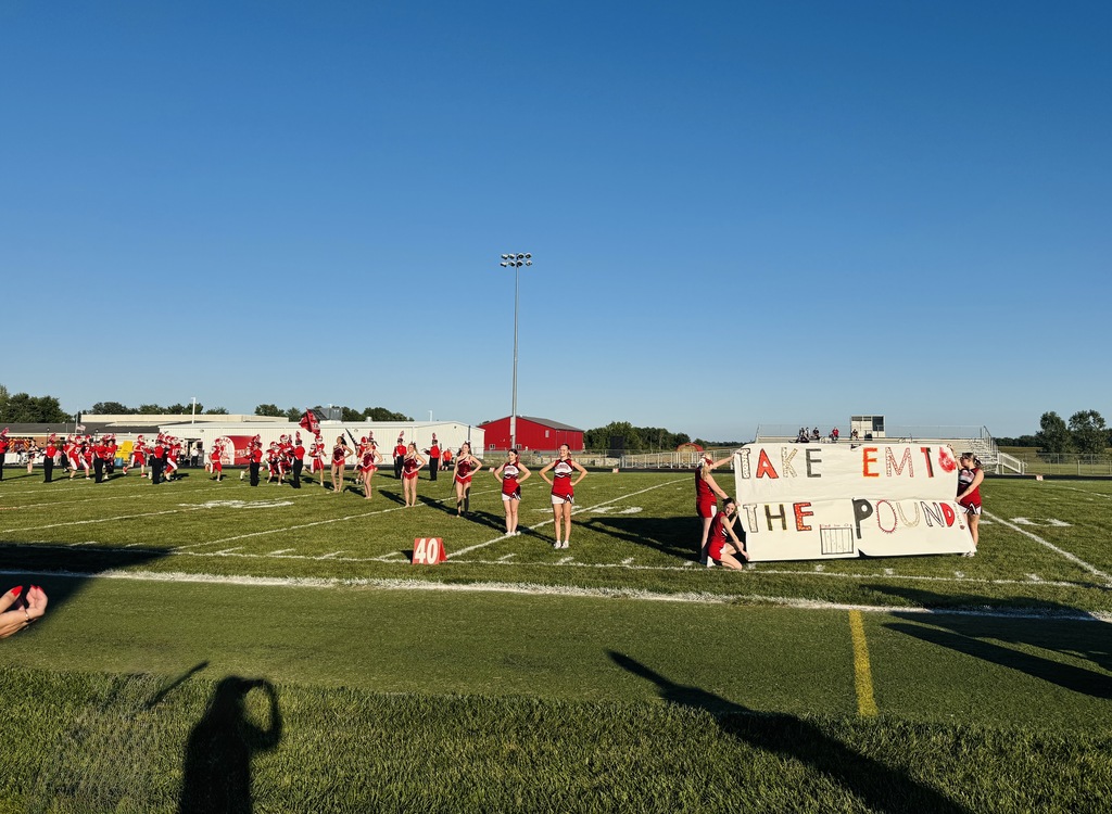 football game cheer and band