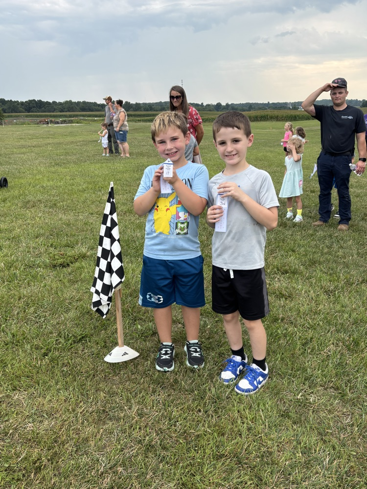 students at fun run