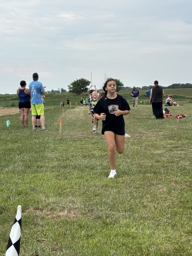 students at fun run