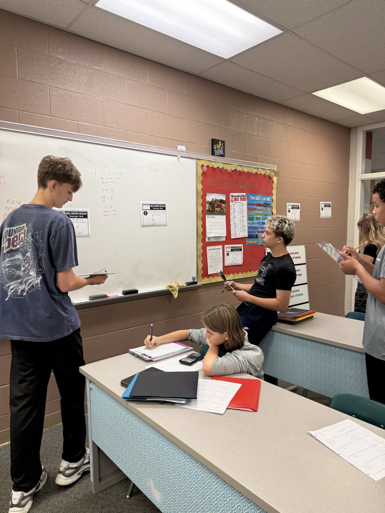 high school students in geometry 
