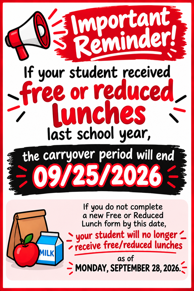 free lunch flyer reminder