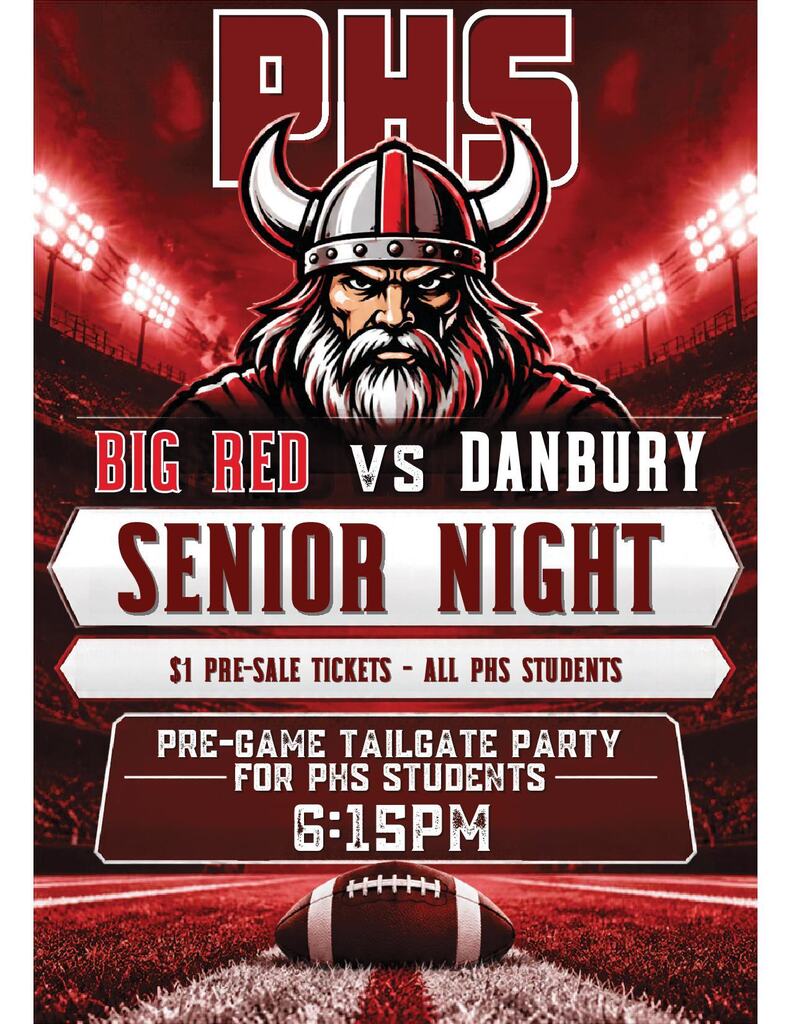 senior night flyer