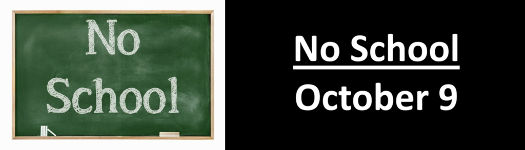 no school october 9