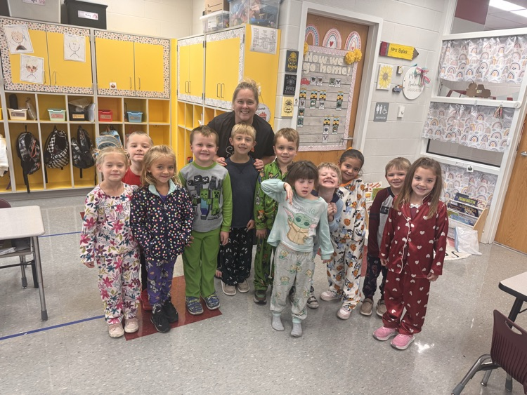 students in pjs 