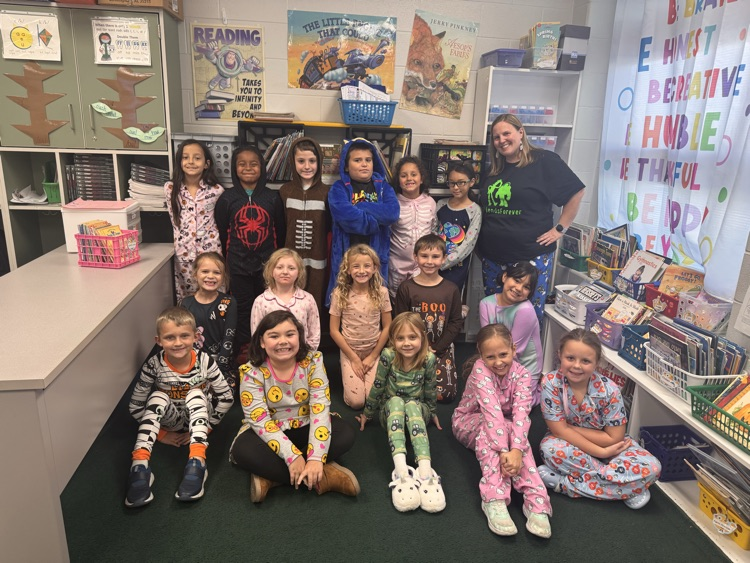 students in pjs 
