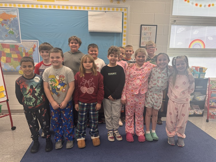 students in pjs 