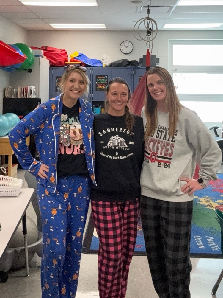 students in pjs 